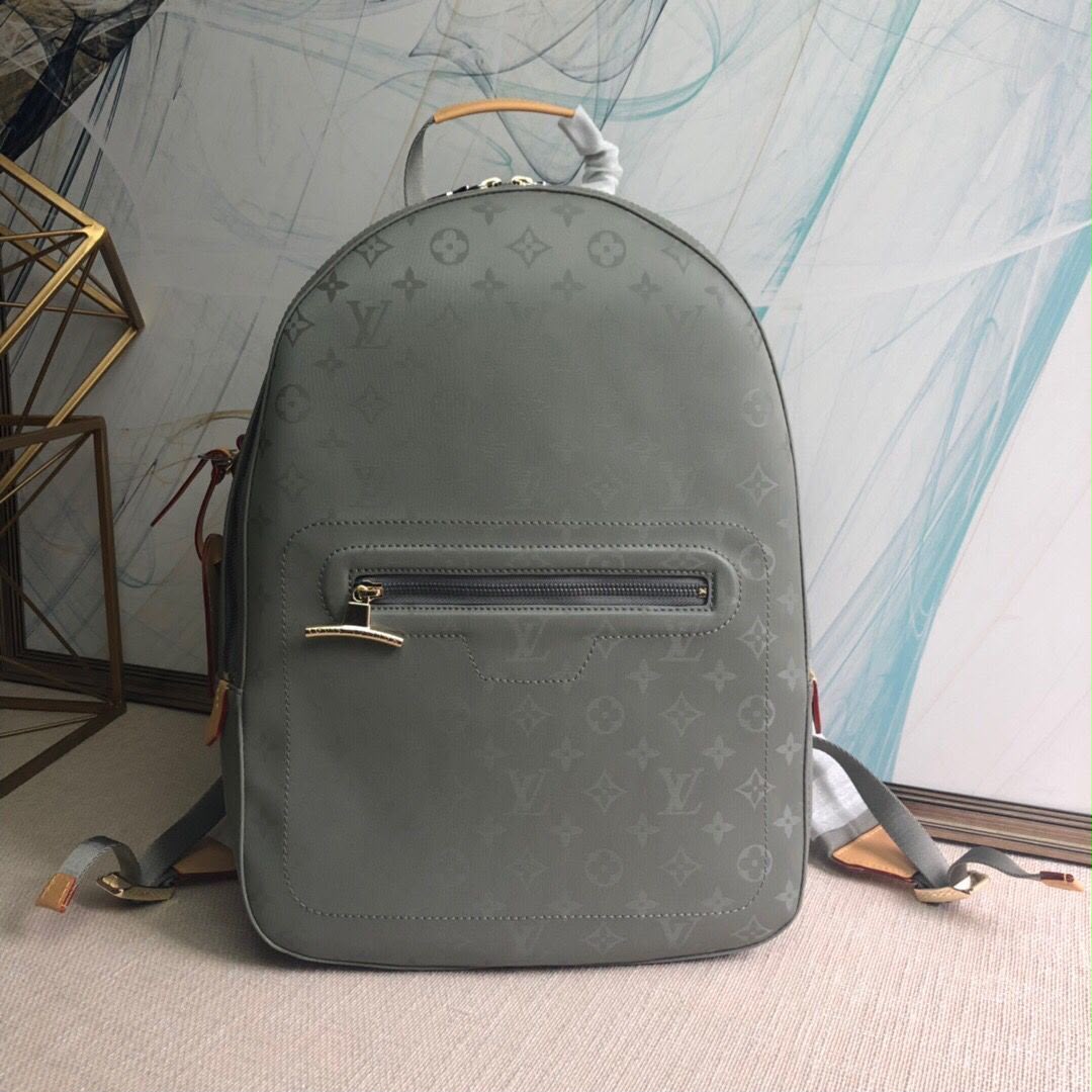 Mochila Louis Vuitton cinza — Frente